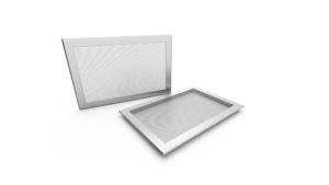 Ventilation grilles with a mesh for hygiene purposes KH