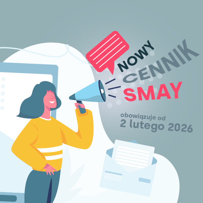 Nowy cennik produktów SMAY od 2 lutego 2026 roku